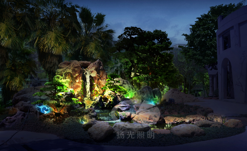 庭院夜景照明設計 庭院夜景照明設計
