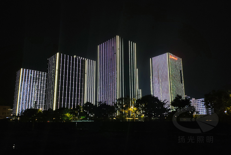 中國鐵建南方總部商業綜合體燈光工程實景圖