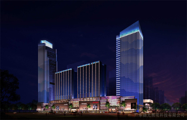 湛江榮盛中央廣場(chǎng)工程亮化